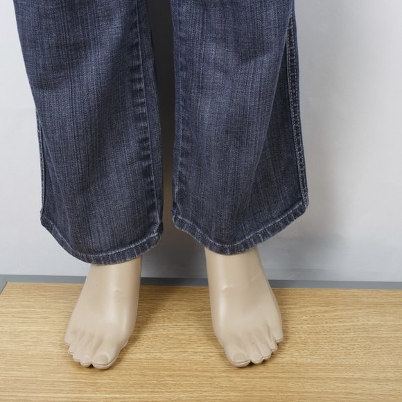 7 For All Mankind Carol Boot 26 (27 X 32 Women's Denim Jeans Medium Wash USA - Picture 4 of 13